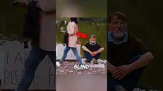 Empathy in Action 🥺 || Kind Teen Aids Blind Man ❤️