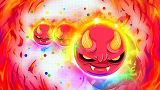 Same size Auto split popsplit! Double cannonsplit autosplit! Blob.io (Agar.io)