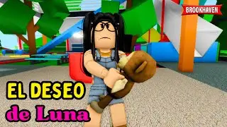 EL DESEO DE LUNA | Roblox Brookhaven rp | Mini Pelicula - Historia de Roblox