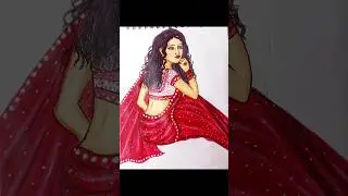 Bengali girl drawing|Easy drawing|#shorts #ytshorts #youtubeshorts #drawing #painting #girldrawing