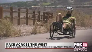 Disabled veteran to become the first person in history to complete 930-mile race on recumbent
