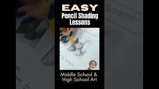 Easy Drawing and Shading Lessons for Middle School Art & High School Art (Your kids will love this!)