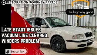 Skoda Late start issue solved | vacuum and window winder&rsquo;s problem solving | mk1 octavia restoration