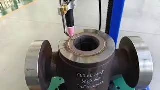 valve automatic TIG cladding welding equipment#machine #cladding #tig #valve #welding #automatic 