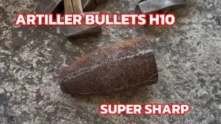 なんという驚きでしょう！ロシアのH10砲弾は非常に鋭いナイフを作ります。