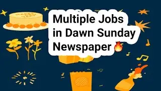 Karachi Jobs in Dawn Sunday Newspaper-Sales-Marketing-Office Jobs