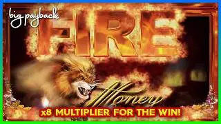 X8 MULTIPLIERS! Fire Money Slot - BIG WIN BONUS!