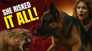 Unbreakable Bond: Dog Fights Off Mountain Lion to Protect Owner | German Shepherd Story