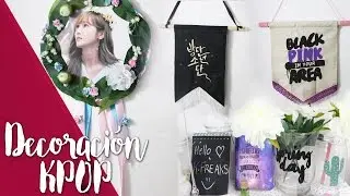 KPOP DIY: DECORA TU HABITACIÓN |Ft jmarylinj | K-freak | BTS, BLACK PINK, JESSICA JUNG |ROOM DECOR|