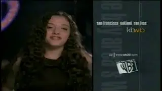 Kat Dennings Bay Area's The WB Promo TV Network Commercial