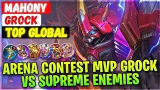 Top Global Grock Gameplay | Roam Domination | Ranked MLBB