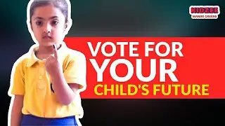 Kids Address Public To Vote Wisely | Voting Is Important #vote
