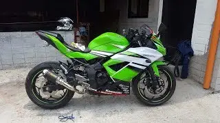 Kawasaki Ninja 250SL with Knalpot Akrapovic Lorenzo Exhaust WITH Silencer