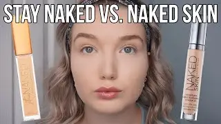 ★ NEW Urban Decay Stay Naked Concealer vs. Naked Skin Concealer & Wear Test  ★
