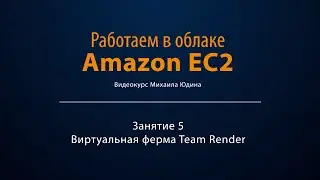 Работаем в облаке Amazon EC2. Занятие 5. Виртуальная ферма Team Render