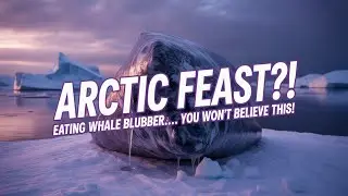 Eating Whale Blubber in Arctic Regions