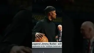 NBA Drama Unfolds: Jimmy Butler Suspended by Miami Heat! Trade Rumors Swirl 🔥 #nba #basketball