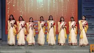 Saraswati Vandana by Students of Sunbeam Women&rsquo;s College, Varuna | IIC Regional Meet Varanasi 2025