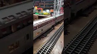 Amtrak P42 Genesis #203 heads out with the SuperLiner Special