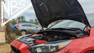 Focus ST NBS Hood Strut Install