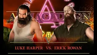 WWE 2K15│LIKE HARPER vs ERICK ROWAN│PC GAMEPALY