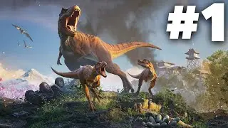 Jurassic World Evolution 3 Exclusive Gameplay Walkthrough Part 1 - Baby Dinosaurs (Campaign)