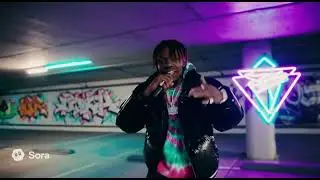 Sora AI Rap: Neon Glow & Underground Flow | High Energy Hip Hop Music Video