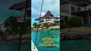 Cruising up to Ricky Martin House on Sac Bajo Isla Mujeres Mexico 🇲🇽. Big party tonight!