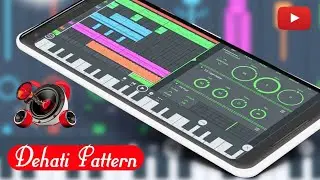FL Studio Mobile Jhumur Pattern || How To Make Dehati Pattern || FL Mobile