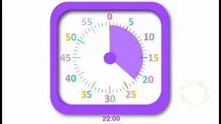 22-minute visual timer