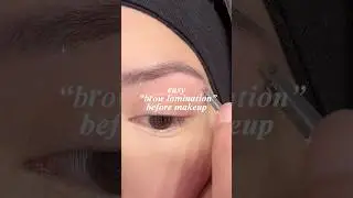 EASY &ldquo;BROW LAMINATION&rdquo; ✨🌟 #browtutorial #browlamination