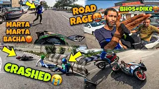 Marta Marta bacha aaj😨 | ROAD RAGE😡| Kiski galti the ?? | pagal admi😡| Billorani is back Finally