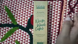 Обзор расчески из дерева ним от Fabskin &mdash; лучшая расческа из дерева ним для здоровья волос (роста...