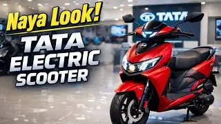 Обзор электроскутера Tata 2025 года | Представлены запас хода, дизайн и характеристики