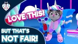 Secret Tunnels Through Candyland With Violet & Diego | That's Not Fair | LuvBug | Cartoons For Kids