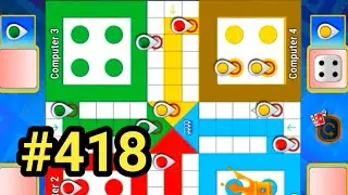 Tricks & Tips Ludo King | How to Win Ludo king 4 players gameplay|Ludo king #418 #ludoking #games 
