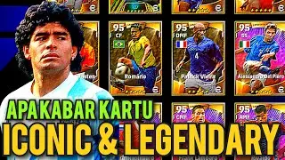 REVIEW KARTU ICONIC DAN LEGENDARY MOMENT BAWAAN PES 2021 DI EFOOTBALL 2025 MOBILE, GIMANA NASIBNYA ?