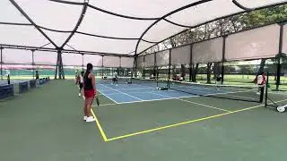 Pickle ball lesson in Malaysia