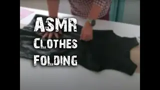 Asmr clothes folding/NO TALKING/ fabric sounds /packing packages, relaxing video