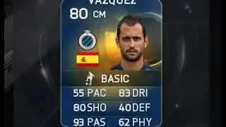 FIFA 15 TOTS Vazquez (80) /IG Stats & Gameplay
