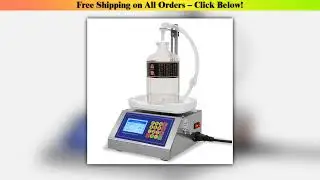 Filling Machine Liquid Filler For Oil Water Drink Wine Juice Weighing Diaphragm Pump 10ml-3000ml