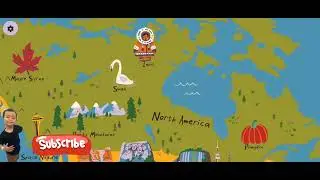 World Atlas - CANADA - Learn Fun Facts Ensiklopedia Geografi #study #games #country