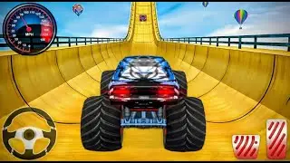 🔥Monster Truck Mega Ramp Impossible Driver - 4&times;4 Ultimate Car Stunts GT Racing - Android Gameplay💥🎮