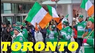 LIVE:  Toronto, Ontario Canada's 34th St. Patrick's Day Parade.  19 March 2023.
