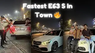 Fastest E63 In Town 🏎️🔥| Drifting In DHA RAYA ☠️💨  | WEEKEND WITH MUJTABA