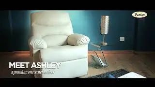 Ashley Premium 1 Seater White Nappa Aire Leather Recliner At Durian