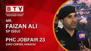Mr. Faizan Ali I SP. (SSU) at PHC Job Fair 2023.