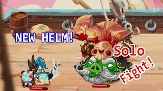 Angry Birds Epic: Gameplay (Chuck NEW Helm Elite Mage) Solo Wave Battle: Mouth Pool