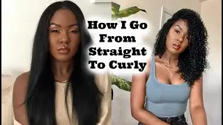 How I Go From Straight To Curly | Heat Damage? Tips & Tricks #WithMe