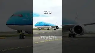 Evolution of KLM #aviation #airline #history #shorts